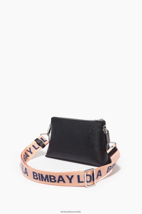 Accessories 4062VZ47 Black Bimba Y Lola Leather Trapezium Bag