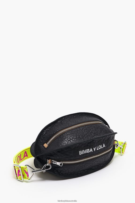 Accessories 4062VZ4 Black Bimba Y Lola Leather Pelota Bag