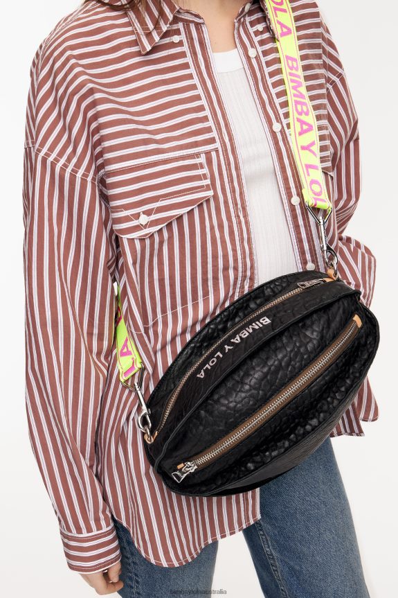 Accessories 4062VZ4 Black Bimba Y Lola Leather Pelota Bag