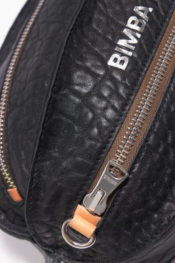 Accessories 4062VZ4 Black Bimba Y Lola Leather Pelota Bag