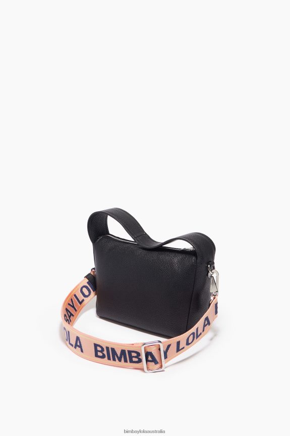 Accessories 4062VZ51 Black Bimba Y Lola Leather Hobo Bag