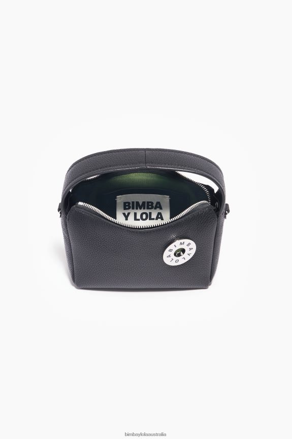 Accessories 4062VZ54 Black Bimba Y Lola Leather Hobo Bag