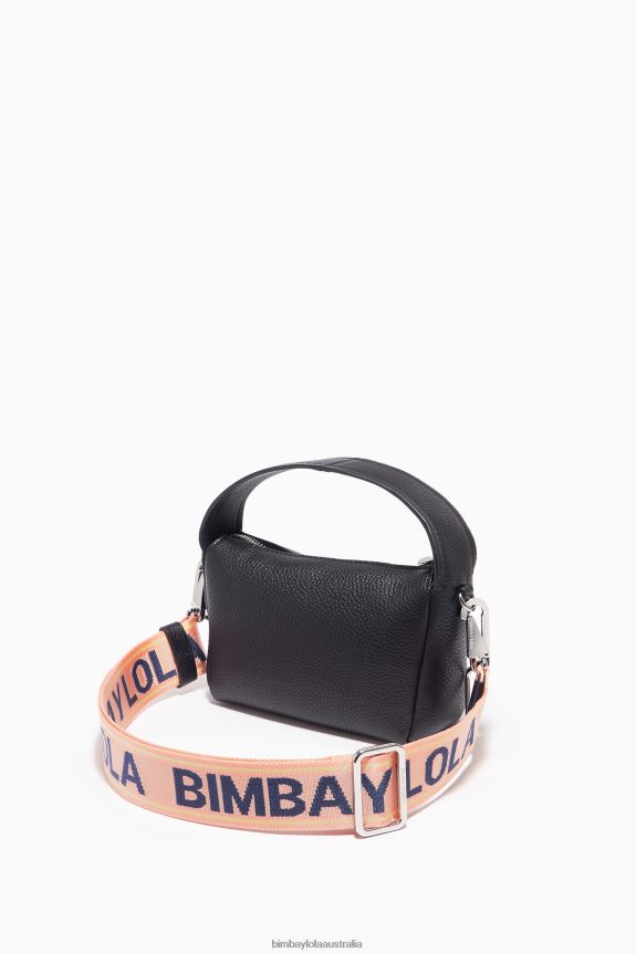 Accessories 4062VZ54 Black Bimba Y Lola Leather Hobo Bag