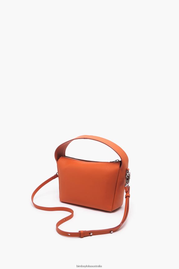 Accessories 4062VZ55 Brick Bimba Y Lola Leather Hobo Bag