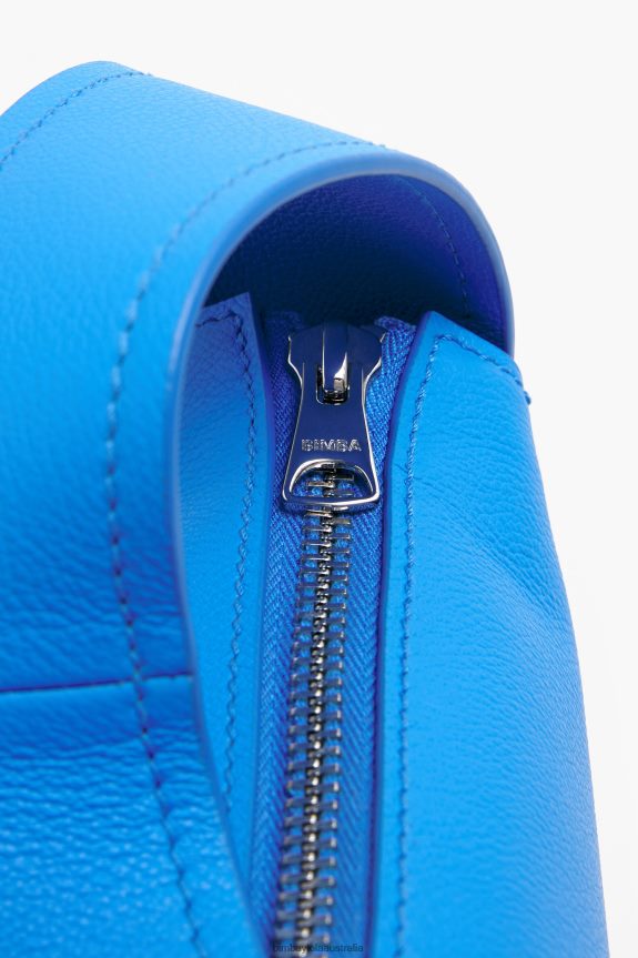 Accessories 4062VZ56 Blue Bimba Y Lola Leather Byl Banana Print Hobo Bag