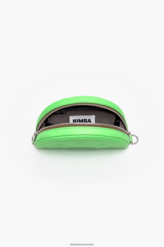 Accessories 4062VZ67 Neon Green Bimba Y Lola Leather Chimo Bag