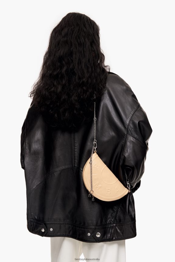 Accessories 4062VZ68 Sand Bimba Y Lola Leather Chimo Bag