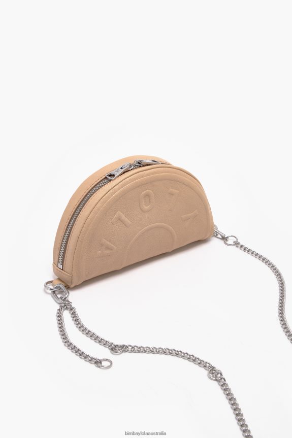Accessories 4062VZ68 Sand Bimba Y Lola Leather Chimo Bag