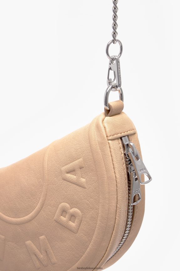 Accessories 4062VZ68 Sand Bimba Y Lola Leather Chimo Bag