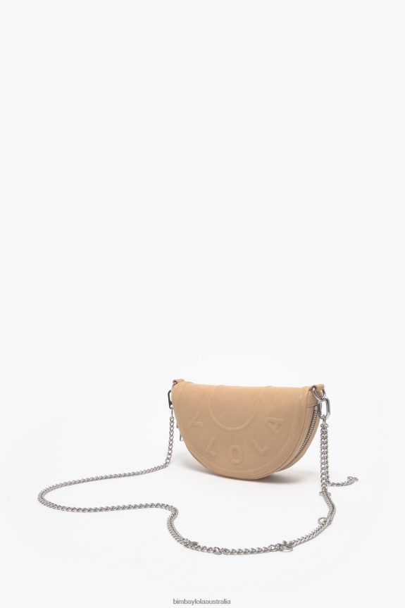 Accessories 4062VZ68 Sand Bimba Y Lola Leather Chimo Bag