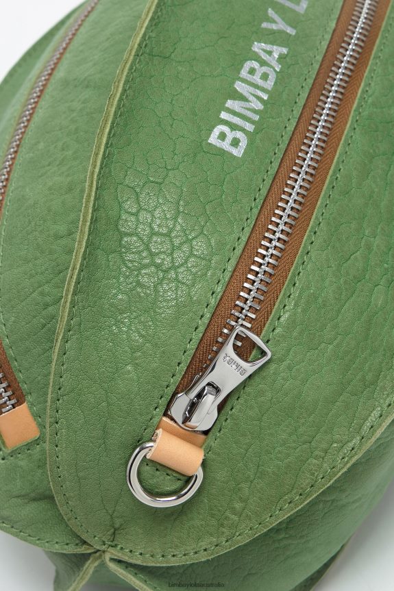 Accessories 4062VZ69 Green Bimba Y Lola Leather Pelota Bag
