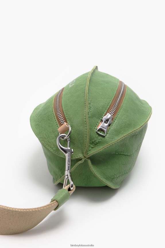 Accessories 4062VZ69 Green Bimba Y Lola Leather Pelota Bag