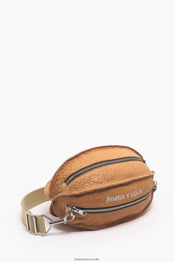Accessories 4062VZ70 Camel Bimba Y Lola Leather Pelota Bag