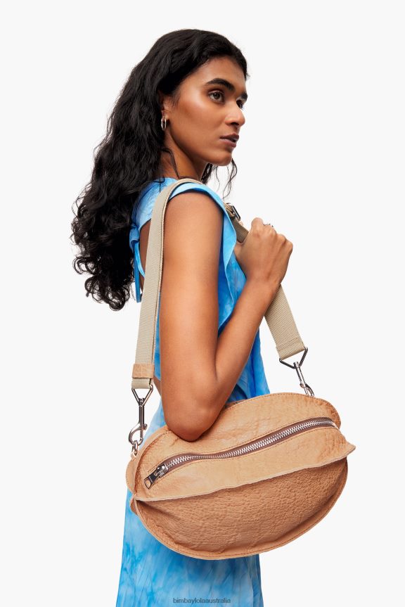 Accessories 4062VZ70 Camel Bimba Y Lola Leather Pelota Bag