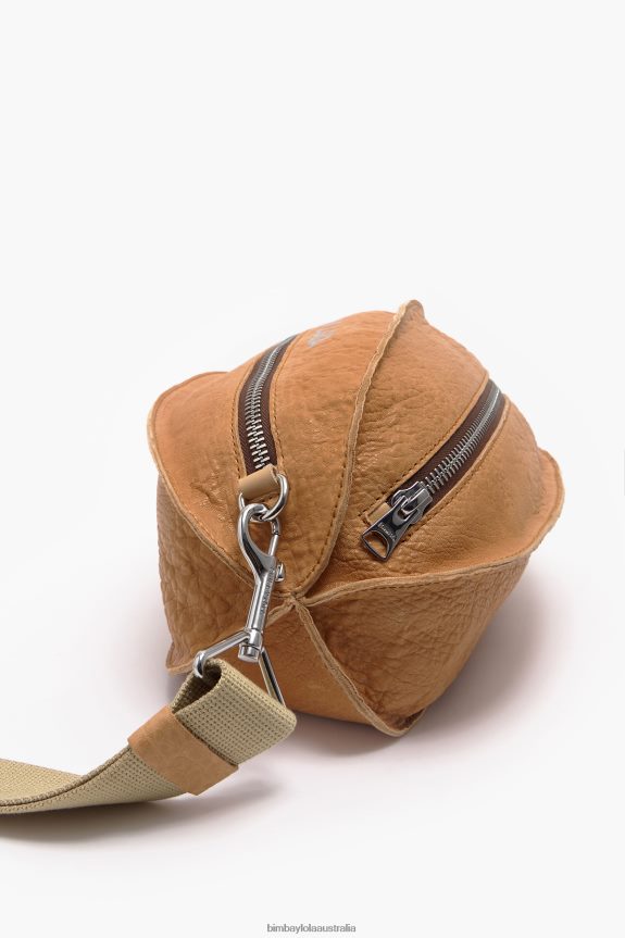 Accessories 4062VZ70 Camel Bimba Y Lola Leather Pelota Bag