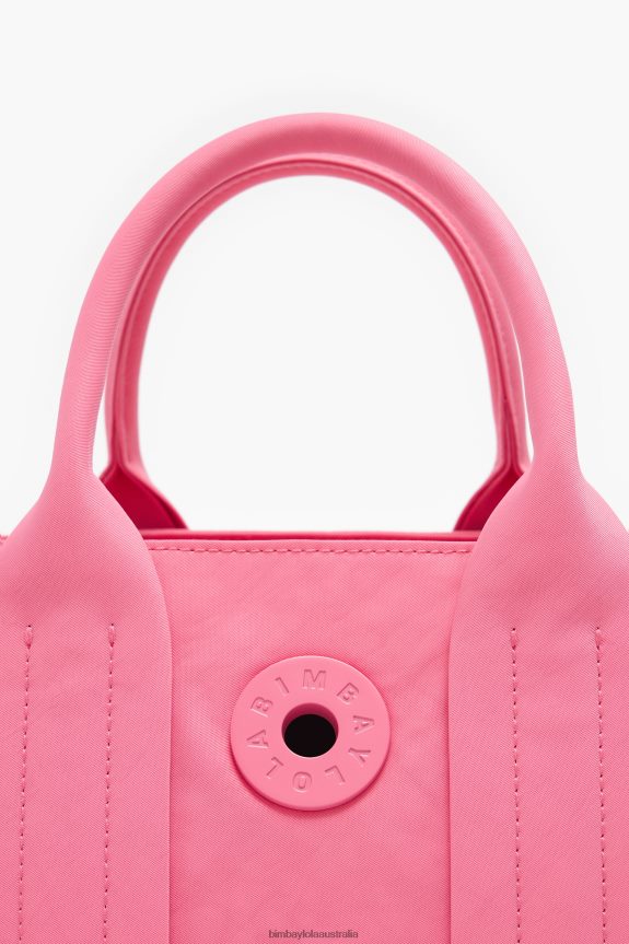 Accessories 4062VZ73 Pink Bimba Y Lola Nylon Tote Bag