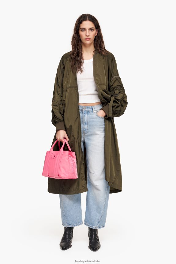Accessories 4062VZ73 Pink Bimba Y Lola Nylon Tote Bag