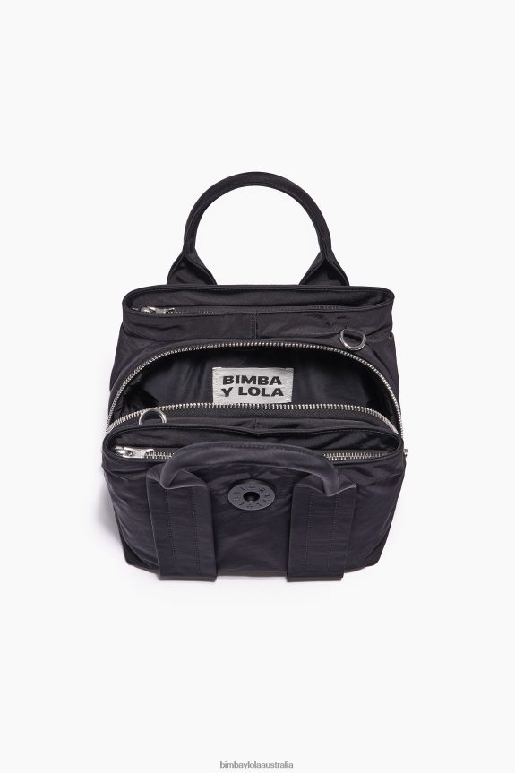 Accessories 4062VZ74 Black Bimba Y Lola Nylon Tote Bag
