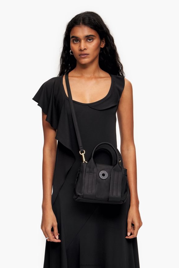 Accessories 4062VZ75 Black Bimba Y Lola Nylon Tote Bag