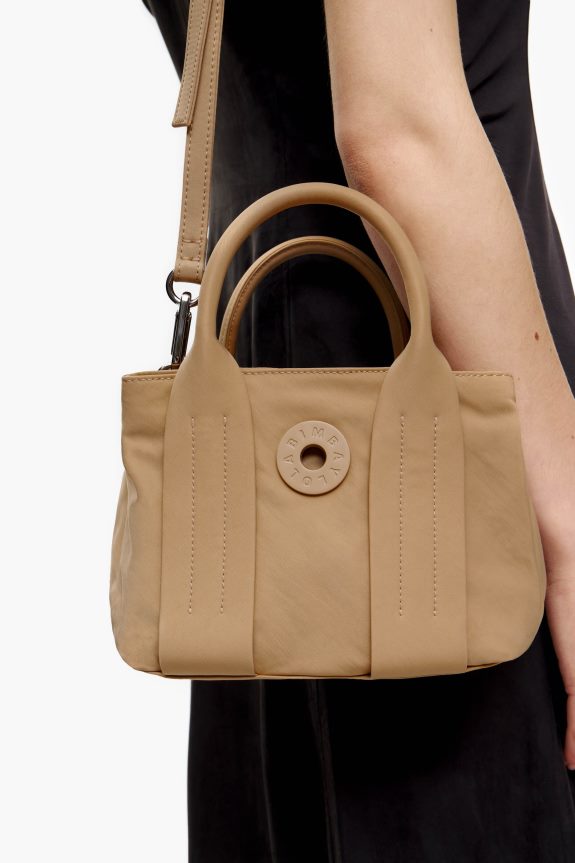 Accessories 4062VZ76 Tan Bimba Y Lola Nylon Tote Bag