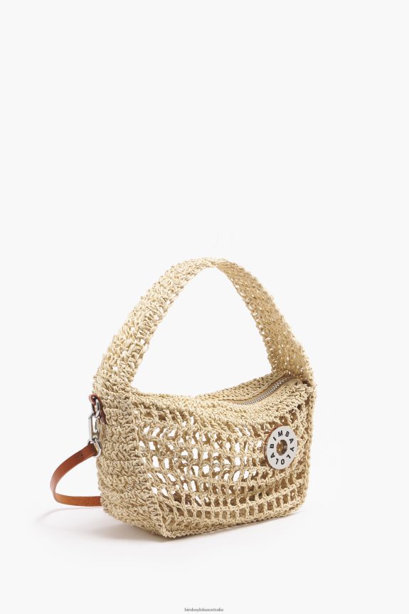Accessories 4062VZ7 Natural Bimba Y Lola Raffia Hobo Bag