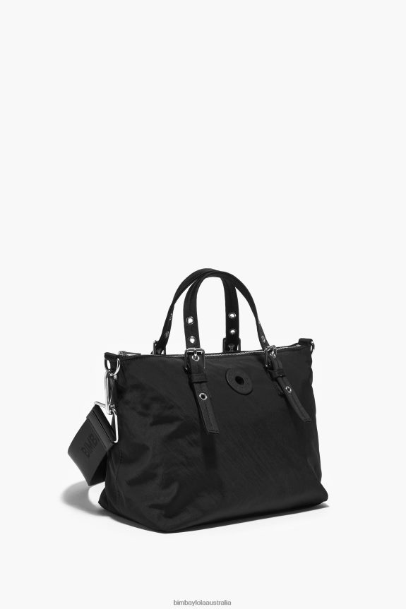 Accessories 4062VZ80 Black Bimba Y Lola Nylon Tote Bag