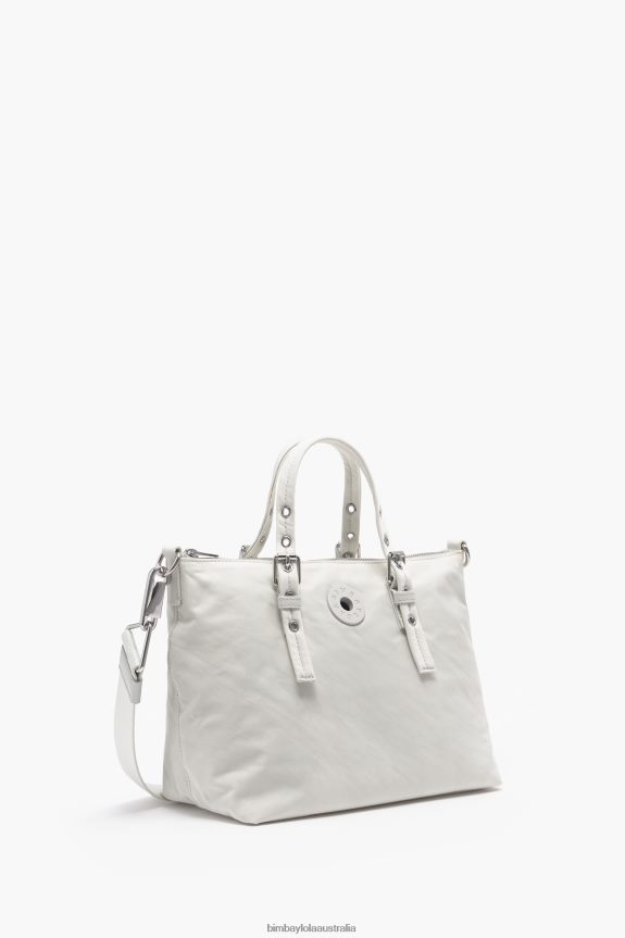 Accessories 4062VZ82 Gray Bimba Y Lola Nylon Tote Bag