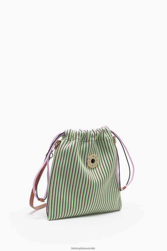 Accessories 4062VZ88 Yellow Bimba Y Lola Knit Bucket Bag