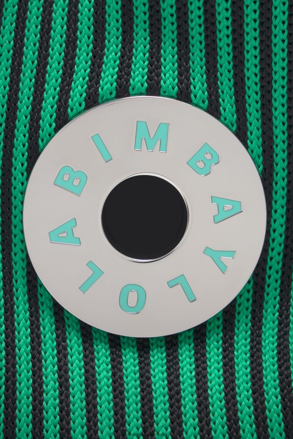 Accessories 4062VZ89 Green Bimba Y Lola Knit Bucket Bag