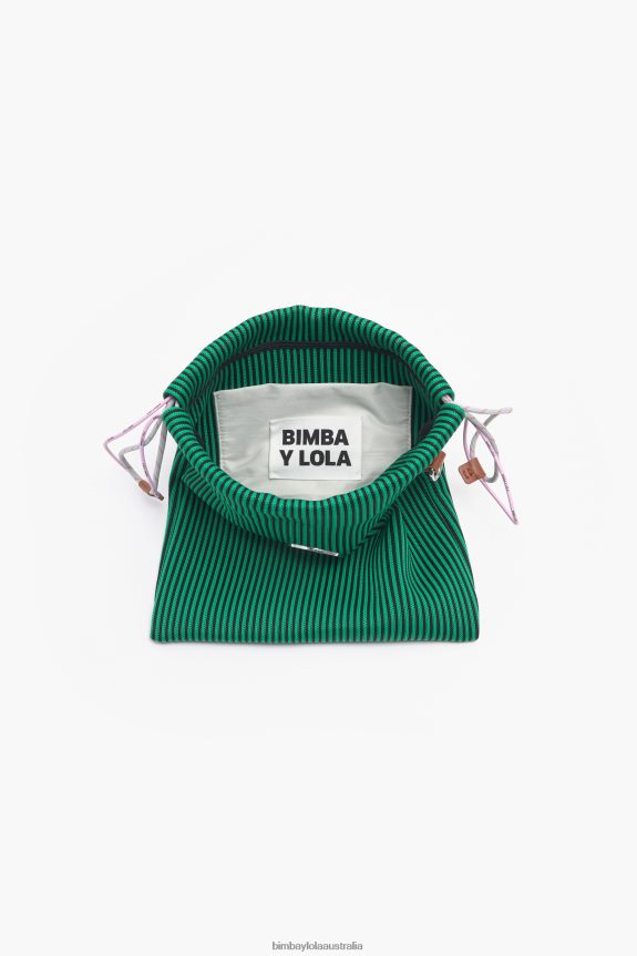 Accessories 4062VZ89 Green Bimba Y Lola Knit Bucket Bag