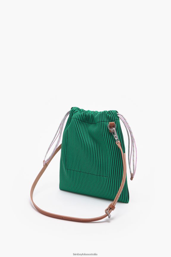 Accessories 4062VZ89 Green Bimba Y Lola Knit Bucket Bag