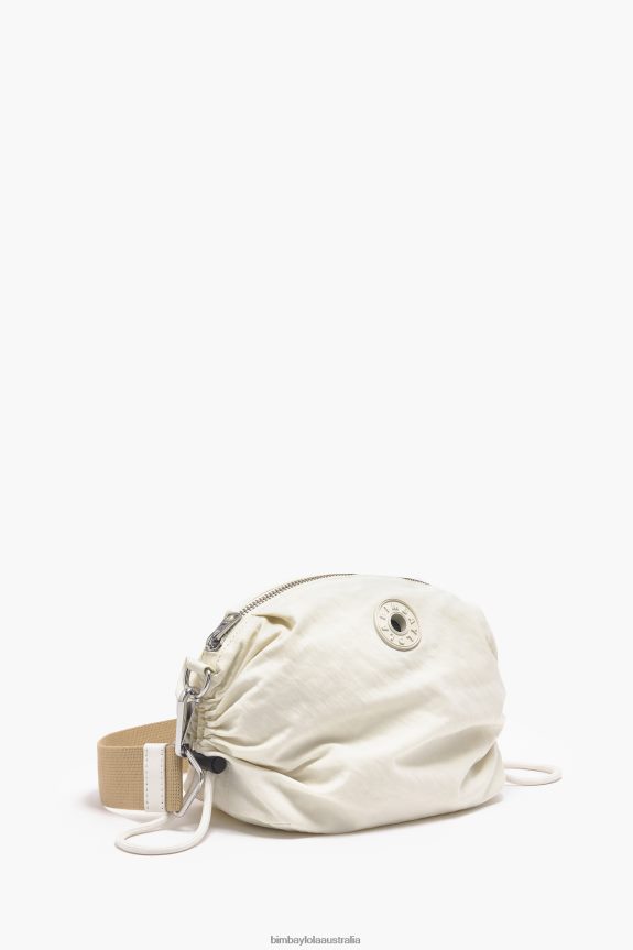 Accessories 4062VZ91 Stone Bimba Y Lola Nylon Gathered Crossbody Bag