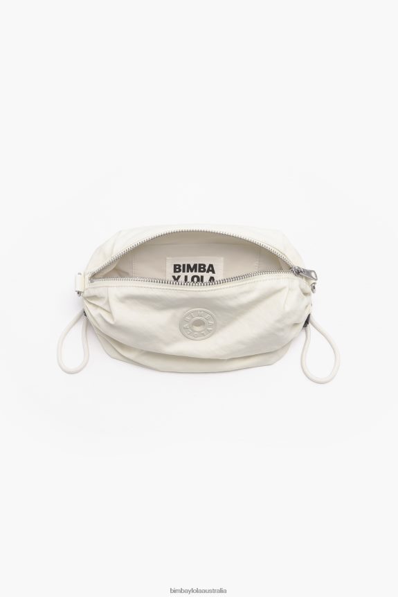 Accessories 4062VZ91 Stone Bimba Y Lola Nylon Gathered Crossbody Bag