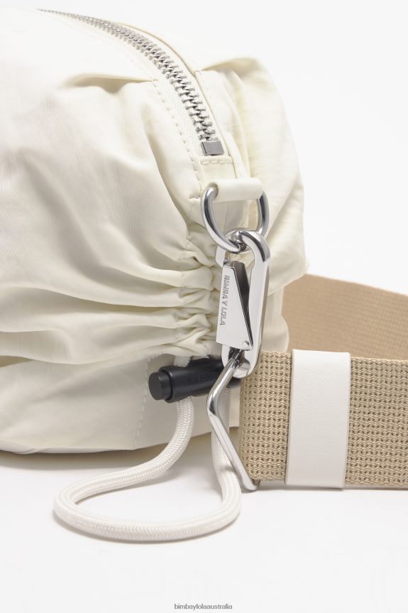 Accessories 4062VZ91 Stone Bimba Y Lola Nylon Gathered Crossbody Bag