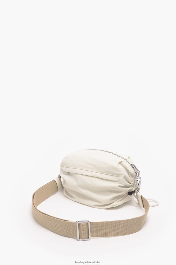 Accessories 4062VZ91 Stone Bimba Y Lola Nylon Gathered Crossbody Bag