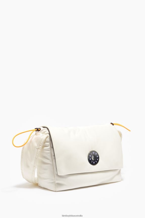 Accessories 4062VZ95 Bone Bimba Y Lola Nylon Crossbody Bag