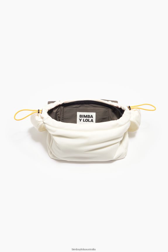 Accessories 4062VZ95 Bone Bimba Y Lola Nylon Crossbody Bag