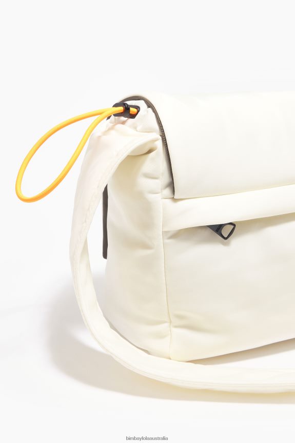 Accessories 4062VZ95 Bone Bimba Y Lola Nylon Crossbody Bag
