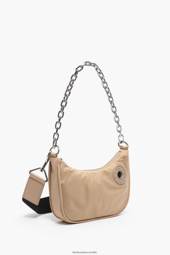 Accessories 4062VZ96 Nude Bimba Y Lola Nylon Moon Bag