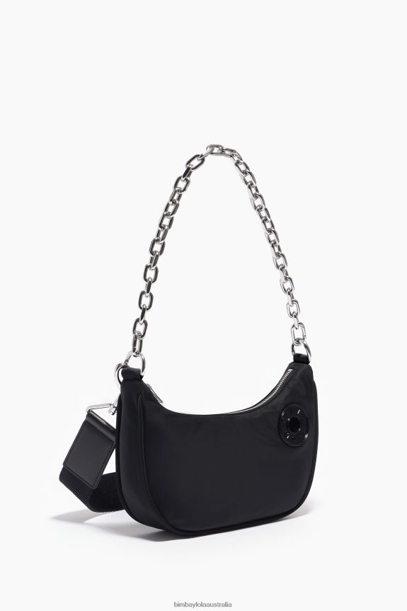 Accessories 4062VZ99 Black Bimba Y Lola Nylon Moon Bag