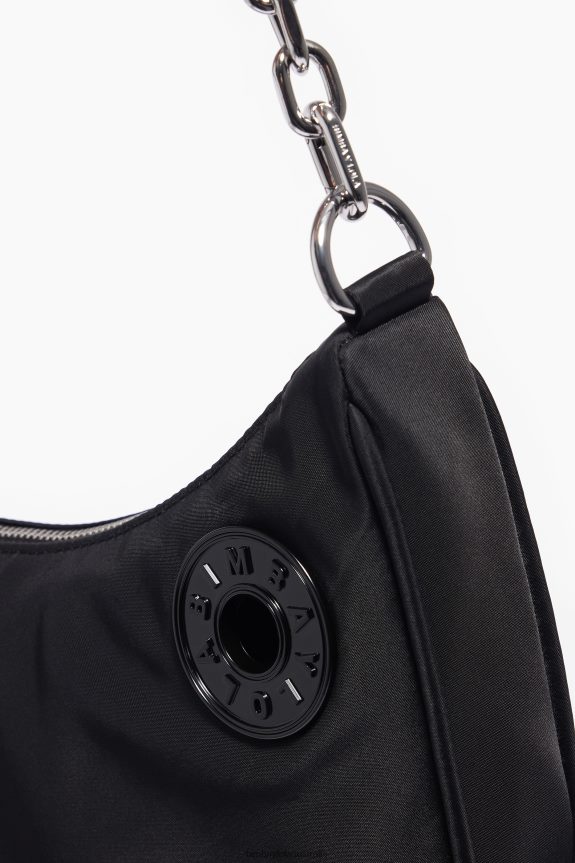 Accessories 4062VZ99 Black Bimba Y Lola Nylon Moon Bag