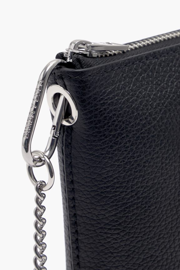 Accessories 4062VZ151 Black Bimba Y Lola Leather Crossbody Bag