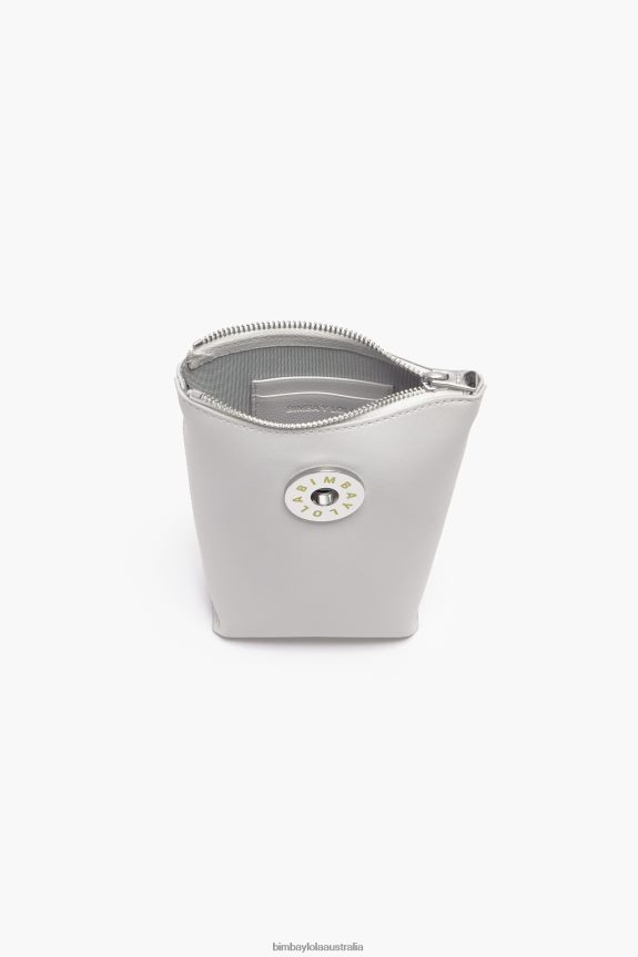 Accessories 4062VZ153 White Bimba Y Lola Leather Crossbody Bag