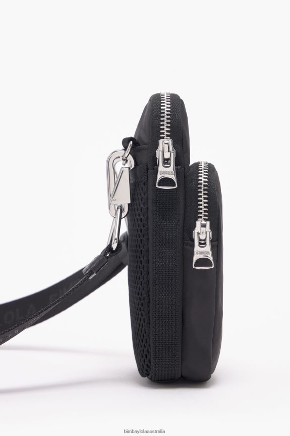 Accessories 4062VZ154 Black Bimba Y Lola Nylon Mini Bag