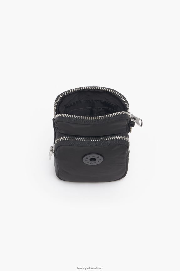 Accessories 4062VZ154 Black Bimba Y Lola Nylon Mini Bag