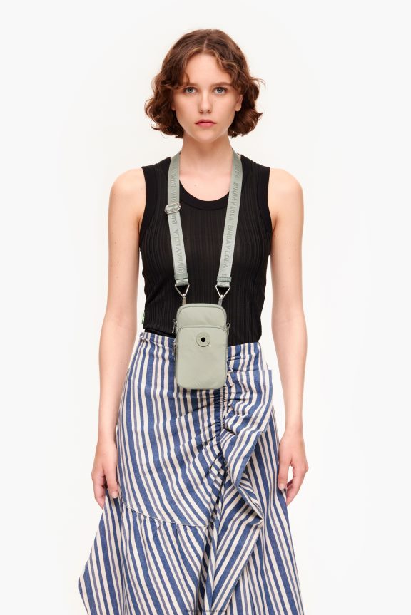 Accessories 4062VZ155 Ice Grey Bimba Y Lola Rectangular Mini Bag