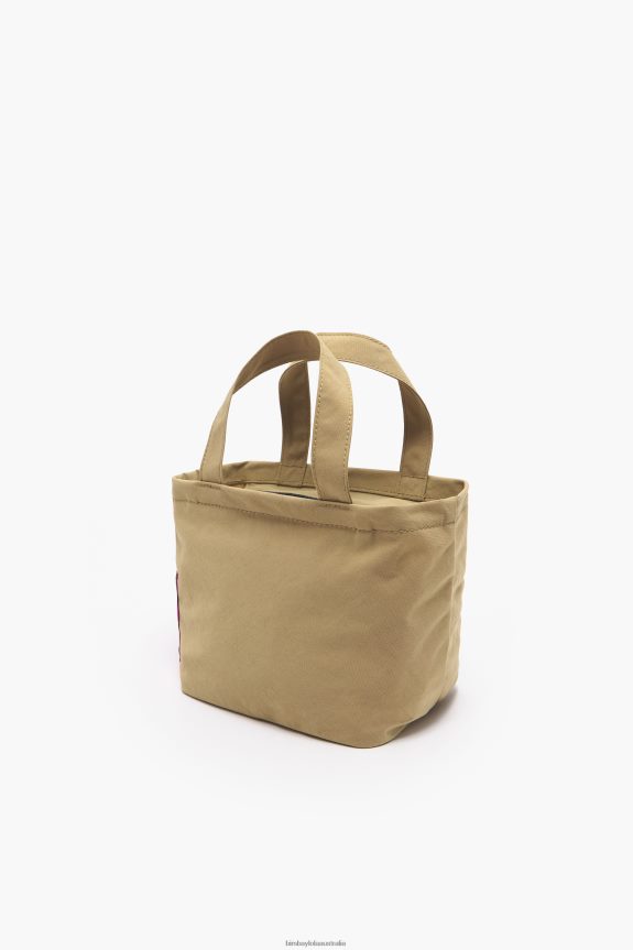 Accessories 4062VZ156 Natural Bimba Y Lola Nylon Trapezium Mini Bag