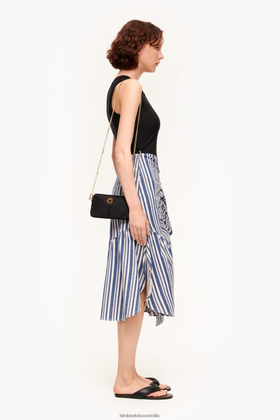 Accessories 4062VZ160 Black Bimba Y Lola Nylon Rectangular Mini Bag