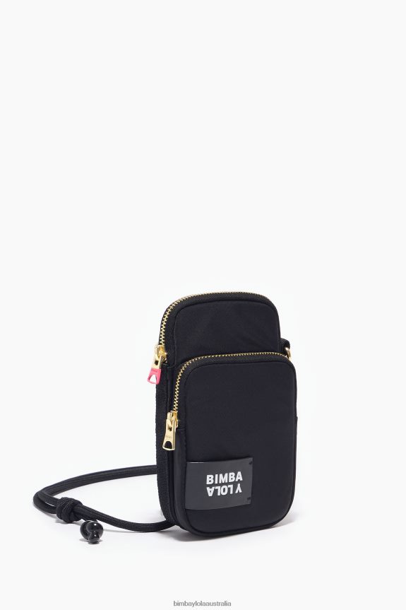 Accessories 4062VZ162 Black Bimba Y Lola Nylon Mini Bag