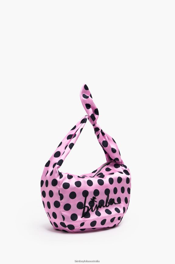 Accessories 4062VZ118 Pink Bimba Y Lola Dotnylon Bucket Bag